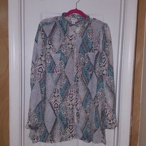 Snake print shirt